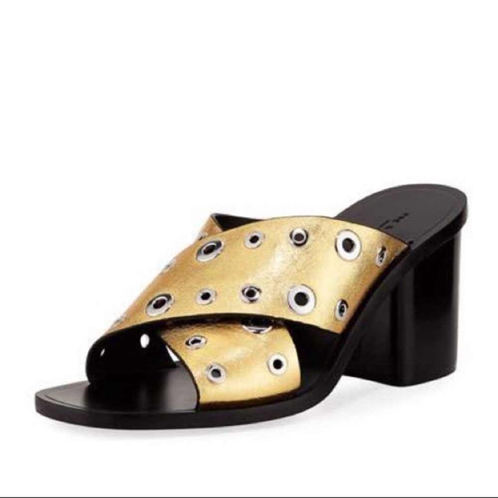 Rag & Bone Paige Crisscross Slide Sandals 38.5